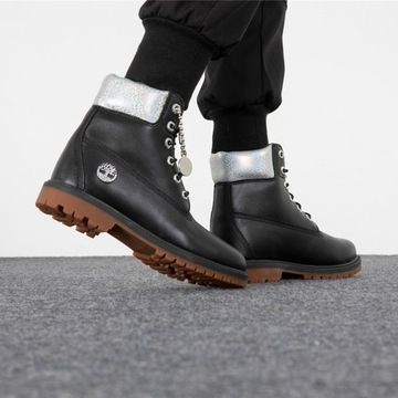 Botki damskie TIMBERLAND skórzane trapery r. 39