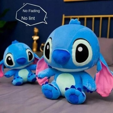 ПЛЮШЕВАЯ ИГРУШКА-МАСКОТ СТИХ МИШКА СИНИЙ + РОЗОВЫЙ 35см