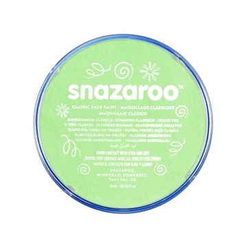Farba do malowania twarzy - Snazaroo - Light Green