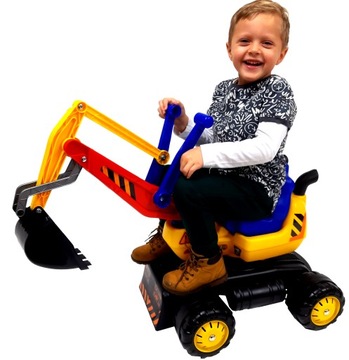 Большой экскаватор XL Maxi Красный экскаватор