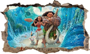 Naklejka VAIANA MOANA 3D XXXXXL 166cm x 100cm Nr 1