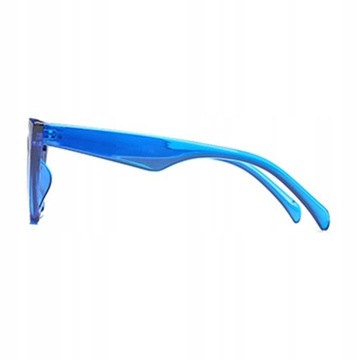 Lustrzane okulary przeciwsłoneczne UV400 niebieskie