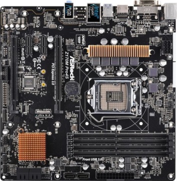 Материнская плата ASROCK Z170M Pro4S Rev 1.02 LGA1151 Micro ATX