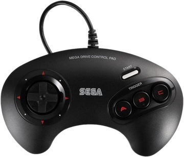 Мини-консоль SEGA Mega Drive MEGADRIVE MINI 2019 + 2 контроллера, 42 игры