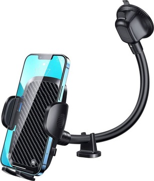 UCHWYT NA TELEFON DO SAMOCHODU NA SZYBĘ DŁUGI MOCNY NA KOKPIT HOLDER