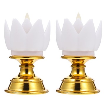 ŚWIECE NA BATERIE LAMPA LOTOSOWA ŚWIECA LAMPA LOTOSOWA LAMPA NOCNA LED