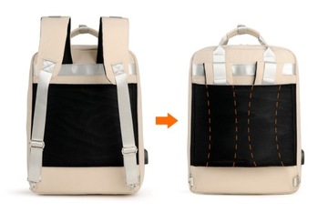 JQ 1005 рюкзак/сумка для ноутбука 15,6 см с USB, серый