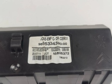 DISPLEJ OBRAZOVKA PEUGEOT 508 I 10-18 9665334380