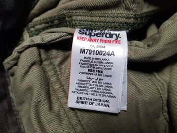 SUPERDRY - CORE CARGO / Moro W36L32 pas 96 cm Igła , _