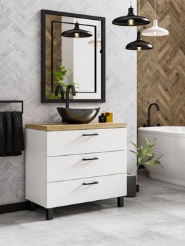 ROMA 80 STANDING Шкаф для ванной комнаты с ящиками, производитель COLORS