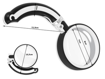 КЛАССИЧЕСКАЯ УЛУПА, СКЛАДНАЯ, 70 мм