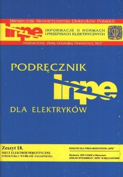 INPE 18 Sieci elektroenergetyczne, struktura i wyb