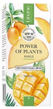 Lirene POWER OF PLANTS Mango Krem energetyzujacy SPF 30 50 ml