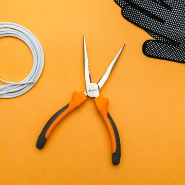 Набор ПЛОСКОГУБЦ, боковые КРЕЗЕЦЫ, КОМБИНИРОВАННЫЕ ЩИПЦЫ, ПРЯМЫЕ удлиненные - 3 шт.