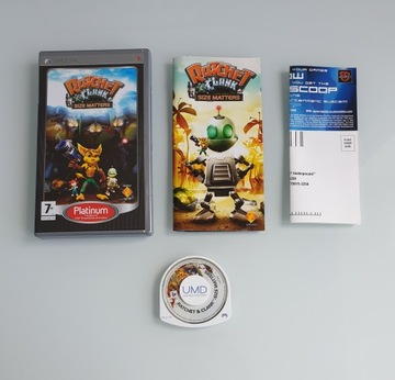 Ratchet & Clank: Size Matters PSP KOMPLETNA PLAYSTATION 3XA ANGIELSKA