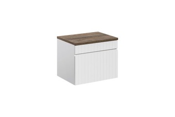 SZAFKA ŁAZIENKOWA Z BLATEM 60 CM ICONIC BIAŁA