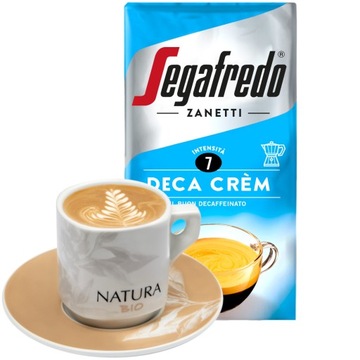 Kawa mielona Segafredo bezkofeinowa Deca Crem 250 g + PREZENT