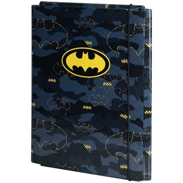 Teczka z gumką A4 czarna DC BATMAN Kite