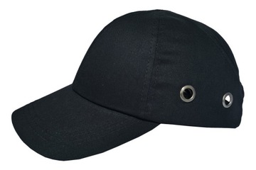 CZAPKOKASK OCHRONNY ABS KASK OCHRONNY BHP ROBOCZY LEKKI CZAPKA CZARNY