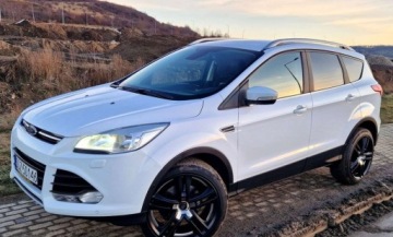 Ford Kuga II SUV 1.5 EcoBoost 182KM 2015 Ford Kuga 182KM 4X4 Automat LED NaviPL Skora EURO6 1.5 Benzyna 182KM