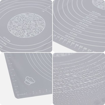 КОВРИК СИЛИКОНОВЫЙ КУХОННЫЙ КОВРИК 50х40см