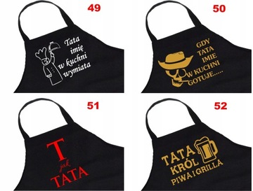 Кухонный фартук День отца Папа на кухне + имя