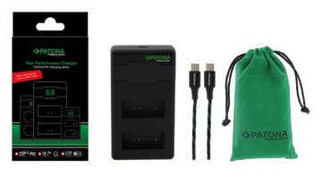 Зарядное устройство PATONA PD для Fuji NP-W126 с кабелем USB-C