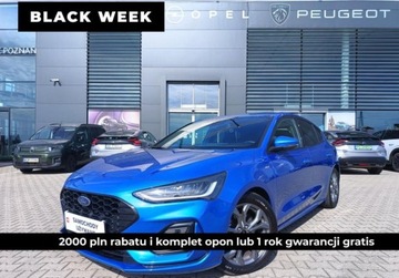 Ford Focus IV Hatchback Facelifting 1.0 EcoBoost 125KM 2024 Ford Focus BLACK WEEK 1.0 Ecoboost Hybrid 125KM ST-Line X Salon PL VAT 23, zdjęcie 1