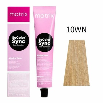 MATRIX SOCOLOR SYNC PRE-BONDED ALKALINE TONER FARBA DO WŁOSÓW 10WN 90ML