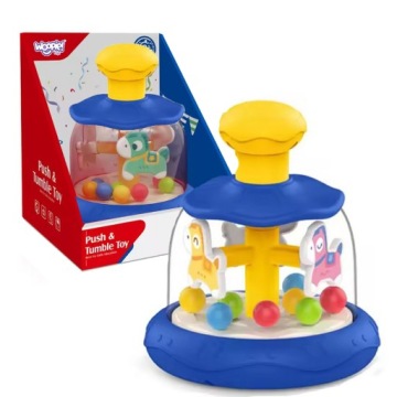 Каруселька для немовляти дзиґа з кульками конячки подарунок WOOPIE BABY