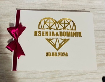 ГОСТЕВАЯ КНИГА СО СВАДЕБНЫМИ ОБЗОРАМИ GLAMOUR HEART 3D