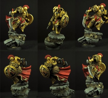 Figurka SF Spartan Leonidas + Podstawka 28mm Scibor 28SF0120 Space Marines