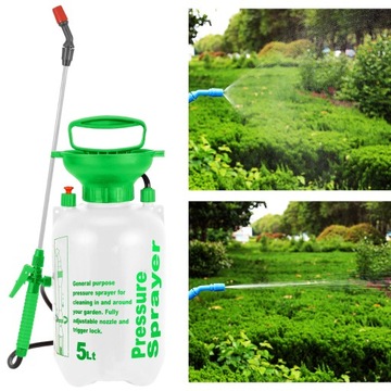 OPRYSKIWACZ CIŚNIENIOWY 5L LANCA OGRODOWY CIŚNIENIOWY RĘCZNY SPRYSKIWACZ