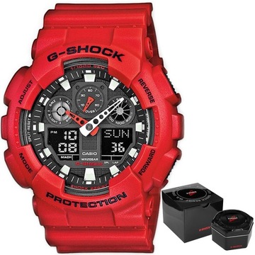 Zegarek Męski CASIO G-SHOCK GA-100B-4AER + BOX