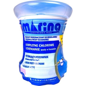 PŁYWAJĄCY DOZOWNIK UZDATNIAJĄCY WODĘ 750g MARINA