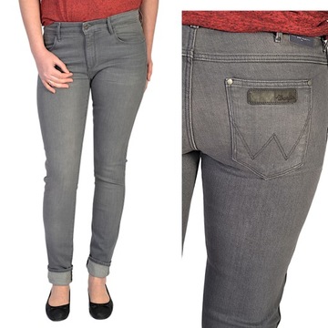 WRANGLER CORYNN SLATE GREY JEANSY DAMSKIE W25 L32