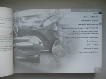 MERCEDES ACTROS MP2 instrukcja obsługi Actros PL