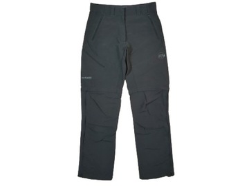MAMMUT Spodnie Trekkingowe 2w1 Zip Off System Damskie Logowane r. 34