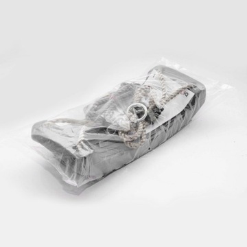 Садовые качели Сиденье BOARD Серые + НАБОР 2 шт. зажим 9х9см