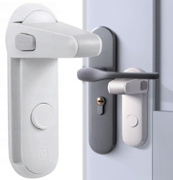 BLOKADA KLAMKI OKNA ZABEZPIECZENIE DRZWI SZUFLAD