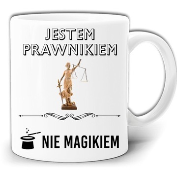 JESTEM PRAWNIKIEM NIE MAGIKIEM KUBEK +PUDEŁK GW371