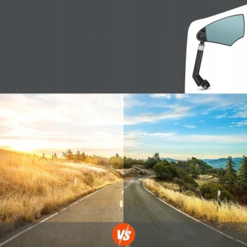 ВЕЛОСИПЕДНОЕ ЗЕРКАЛО ЗАДНЕГО ВИДА, РЕГУЛИРУЕМОЕ НА 360° ЗЕРКАЛО, РУЛЬ 20–23 ММ