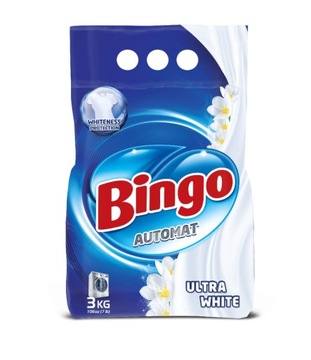BINGO Matic Proszek do prania białych ubrań 3kg