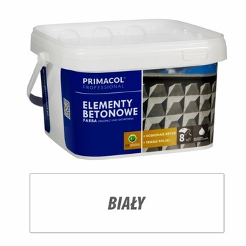 Farba do elementów betonowych - 2,2l biała