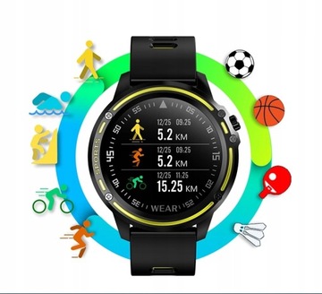 SMARTWATCH zegarek SMARTBAND Pulsometr Krokomierz