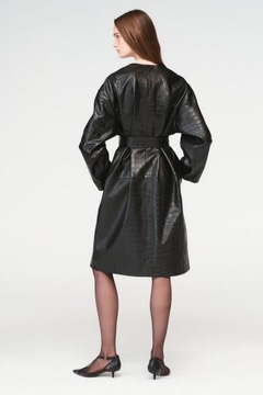 ZARA — КОЖАНОЕ ПАЛЬТО STEVEN MEISEL — M/L