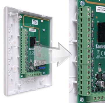 KONTROLER SYSTEMU BEZP. 433MHz MTX-300 SATEL NOWY