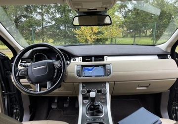 Land Rover Range Rover Evoque I SUV 5d Facelifting 2.0D eD4 150KM 2017 Land Rover Range Rover Evoque oryginalny lakier, SKORA, nawigacja, kamera,, zdjęcie 6