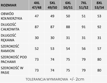 KOSZULA MĘSKA WIZYTOWA SIWA BAWEŁNIANA GARNITUROWA SZARA DUŻA 6XL 50/51