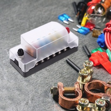 1 КОМПЛЕКТ АВТОМОБИЛЬНЫХ ПРЕДОХРАНИТЕЛЕЙ, 6-ПОНЯТНЫЕ ЦЕПИ ПРЕДОХРАНИТЕЛЕЙ